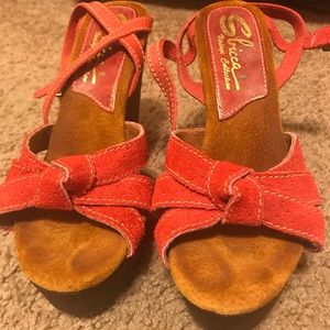 Red wedges